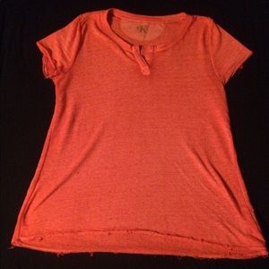 Calvin Klein bright orange work out tee